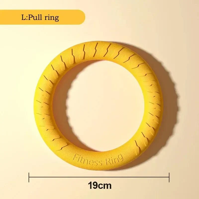 Durable Dog Toy Set – Flying Disc, Ball, Tug & Pull Ring 13