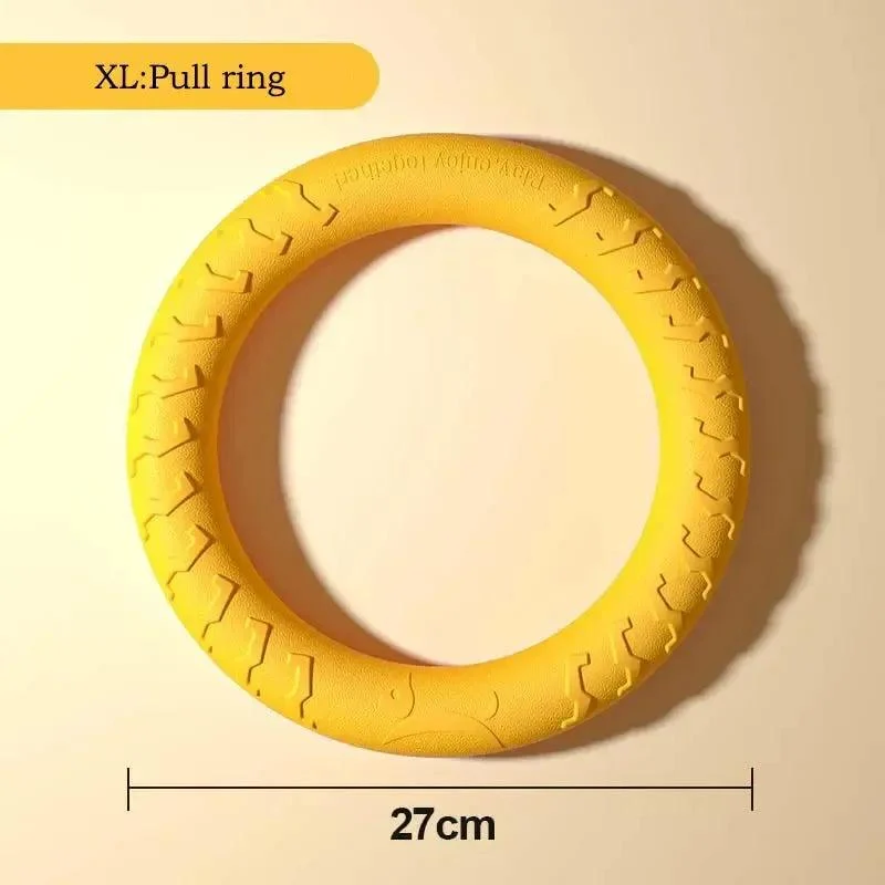 Durable Dog Toy Set – Flying Disc, Ball, Tug & Pull Ring 14