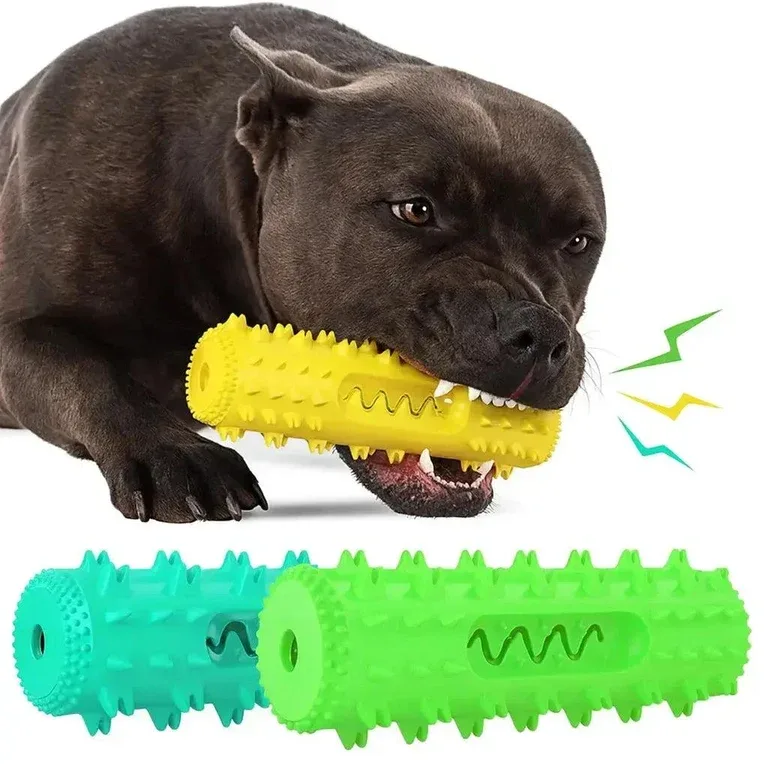 Durable Vet-Approved Dental Stick with Milk Flavor & Squeak