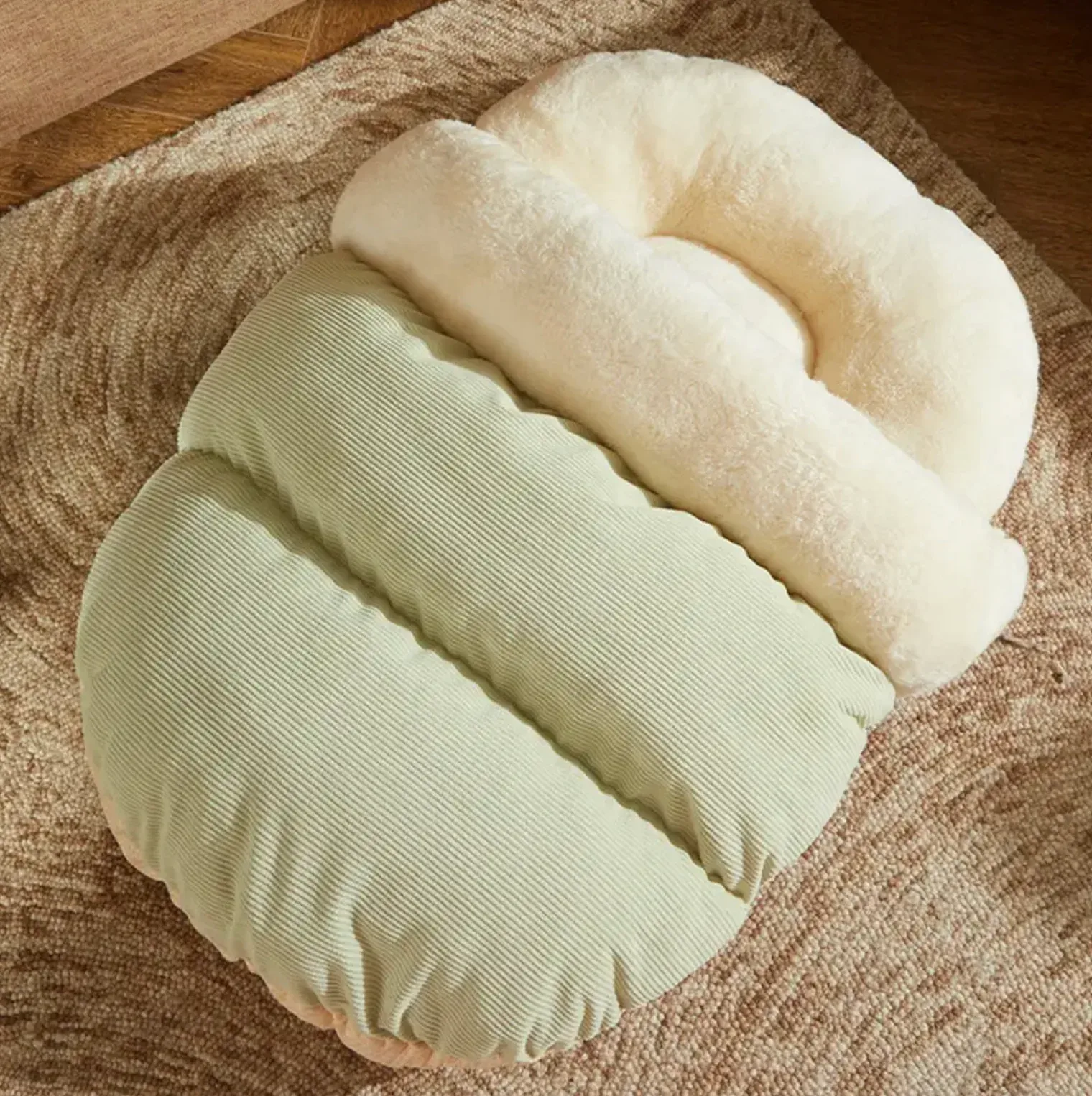 Enclosed Slipper-Style Dog Bed 6