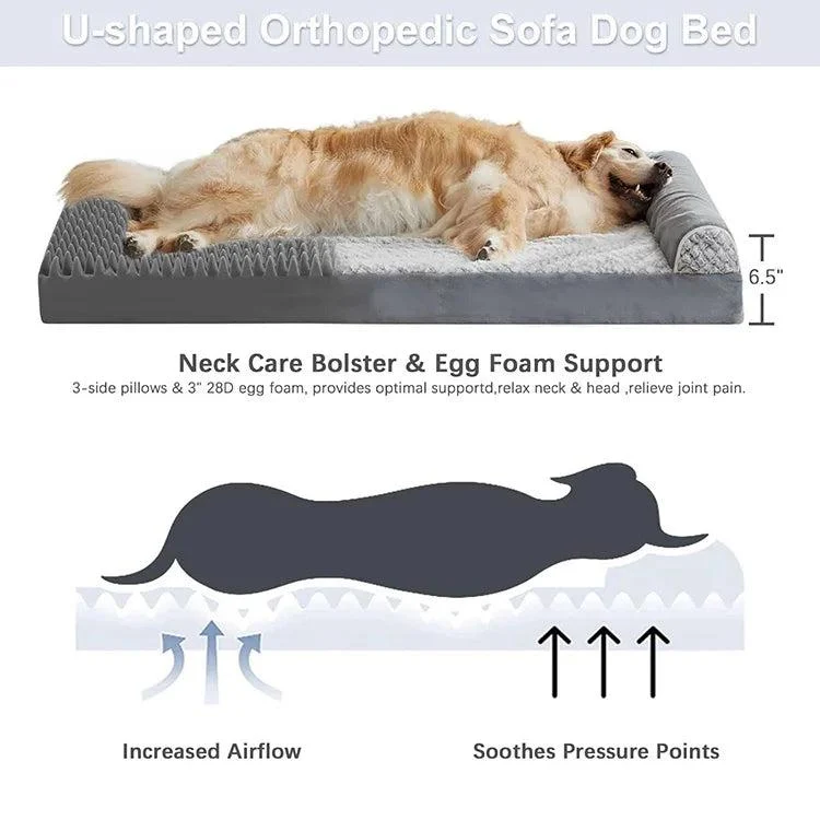 Extra Large Orthopedic Dog Bed | for Heavy Dogs 8