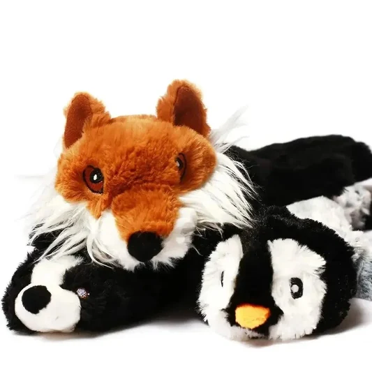 Extra-Long Squeaky Animal Dog Toy – 45cm Stuffing-Free Plush alternate view