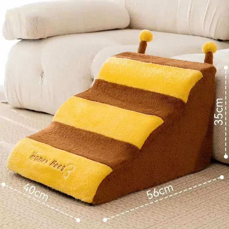 Fleece Dog Stairs with Sponge Core 4