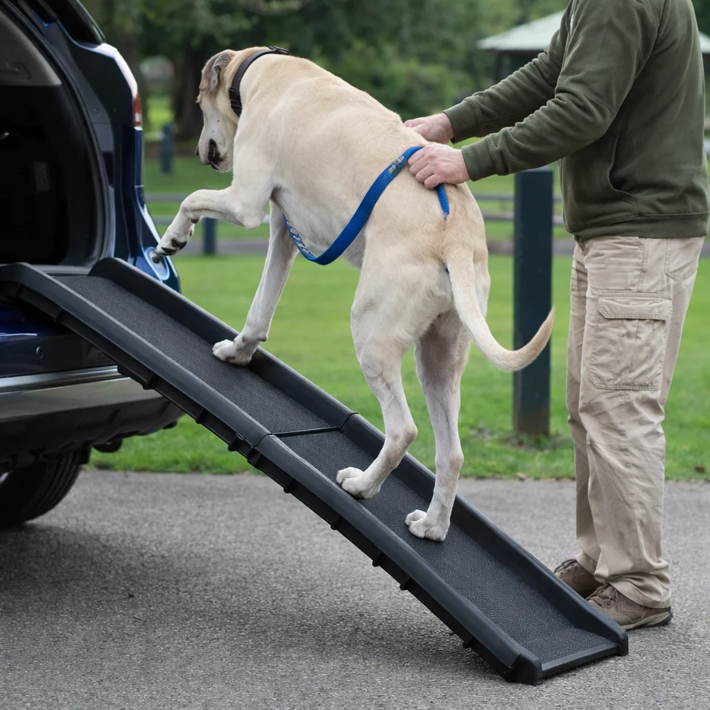 Foldable Dog Ramp for Cars & SUVs 2