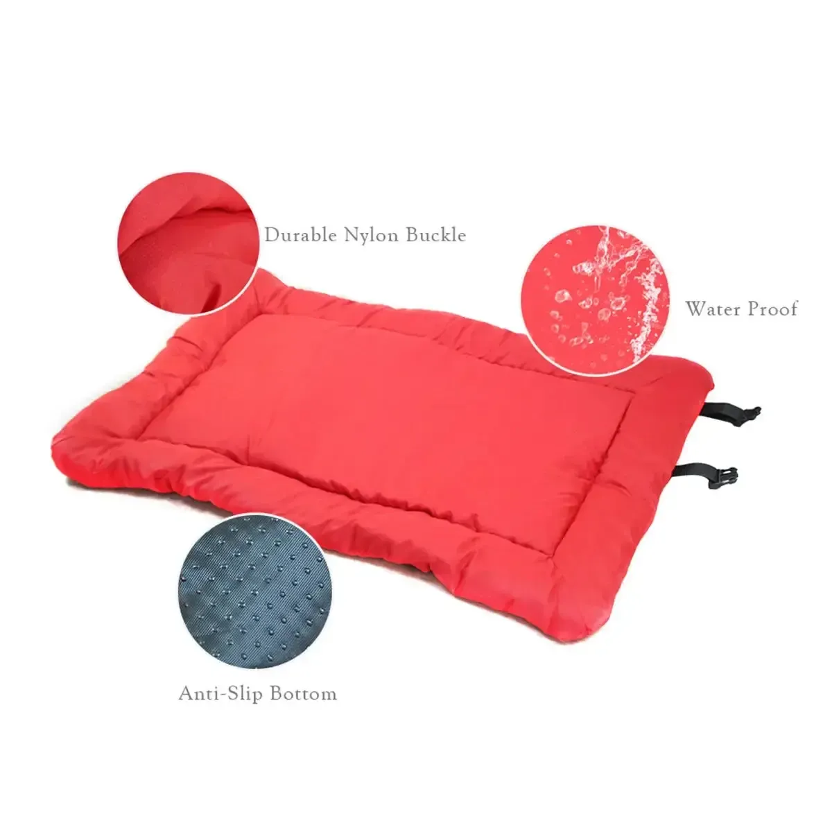 Foldable Washable Waterproof Outdoor Dog Bed For Travel And Camping 2