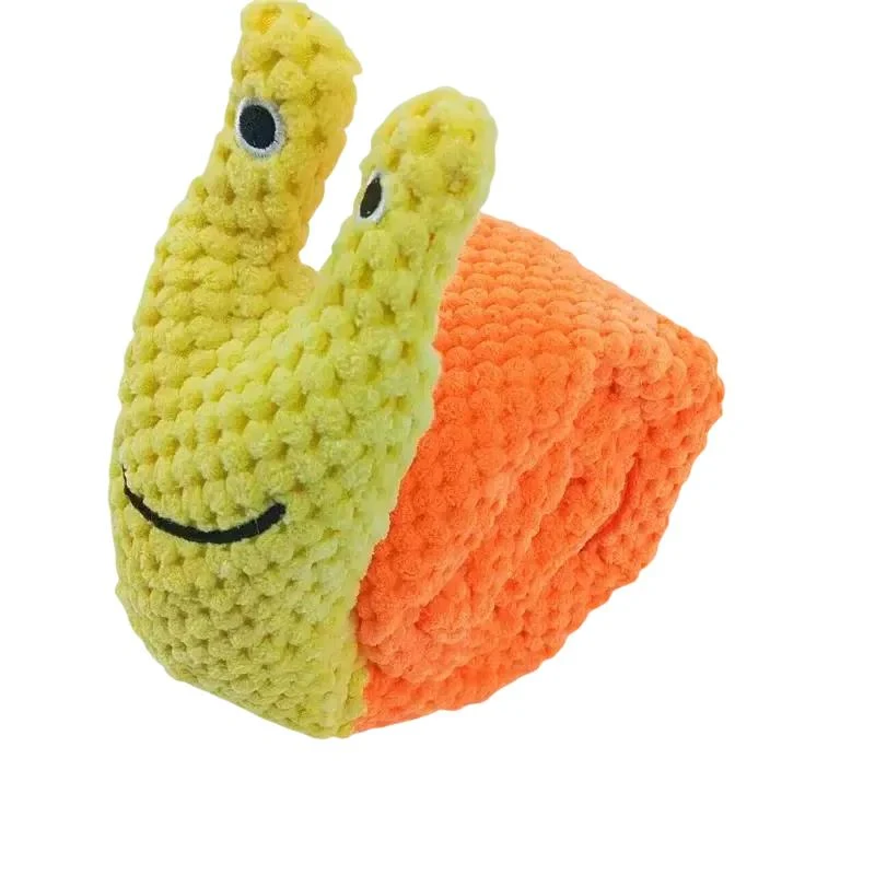 Frog Puzzle Feeder Plush Dog Toy 8