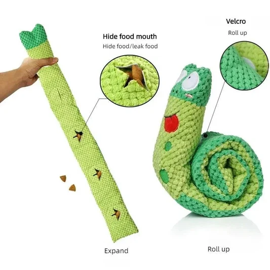 Frog Puzzle Feeder Plush Dog Toy alternate view