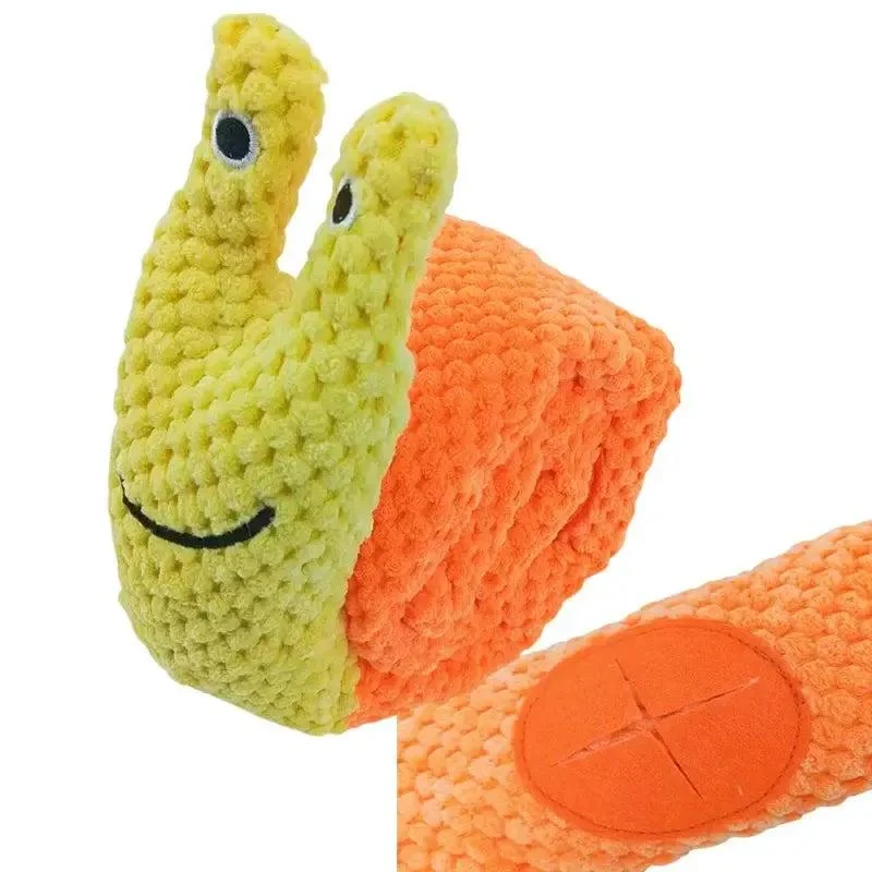 Frog Puzzle Feeder Plush Dog Toy 5