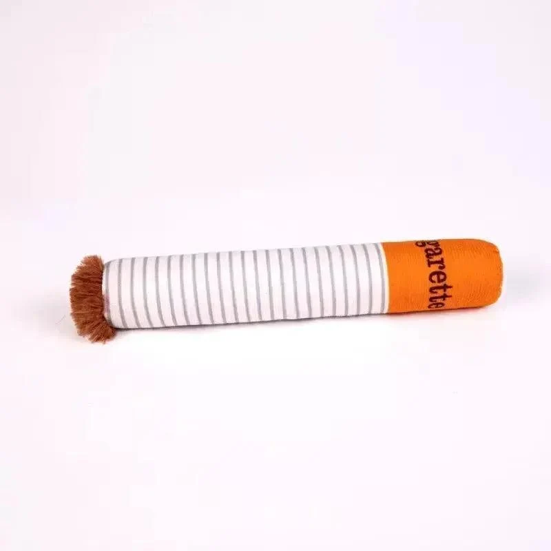 Funny Plush Cigarette Dog Toy Set 3