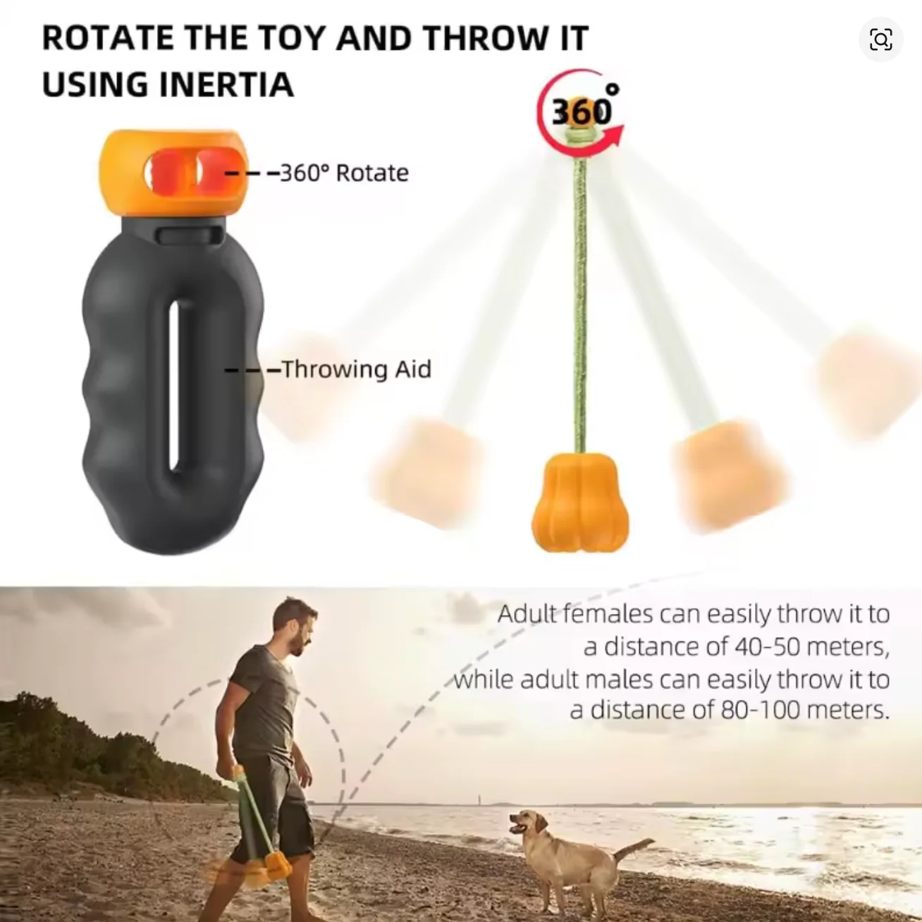 Halloween Dog Toy – Big Pumpkin Squeaky Chew Toy 4