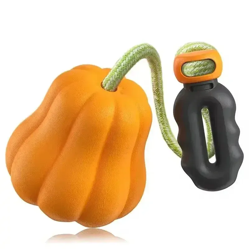 Halloween Dog Toy – Big Pumpkin Squeaky Chew Toy 8