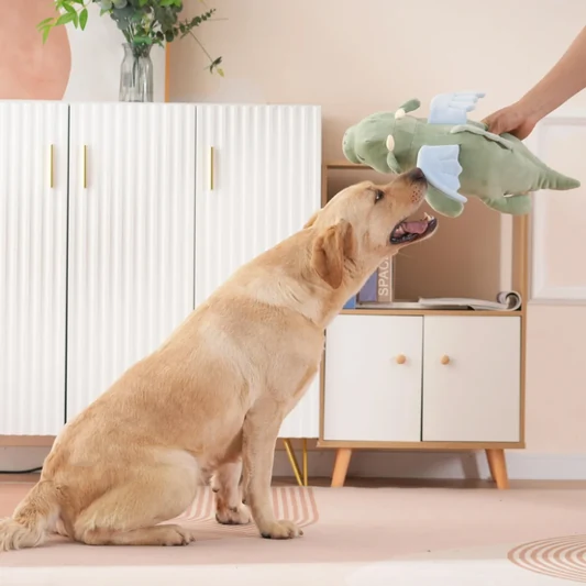 Heartbeat Plush Dragon – Calming Toy for Puppies alternate view