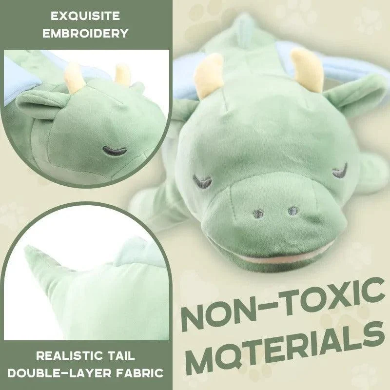 Heartbeat Plush Dragon – Calming Toy for Puppies 8