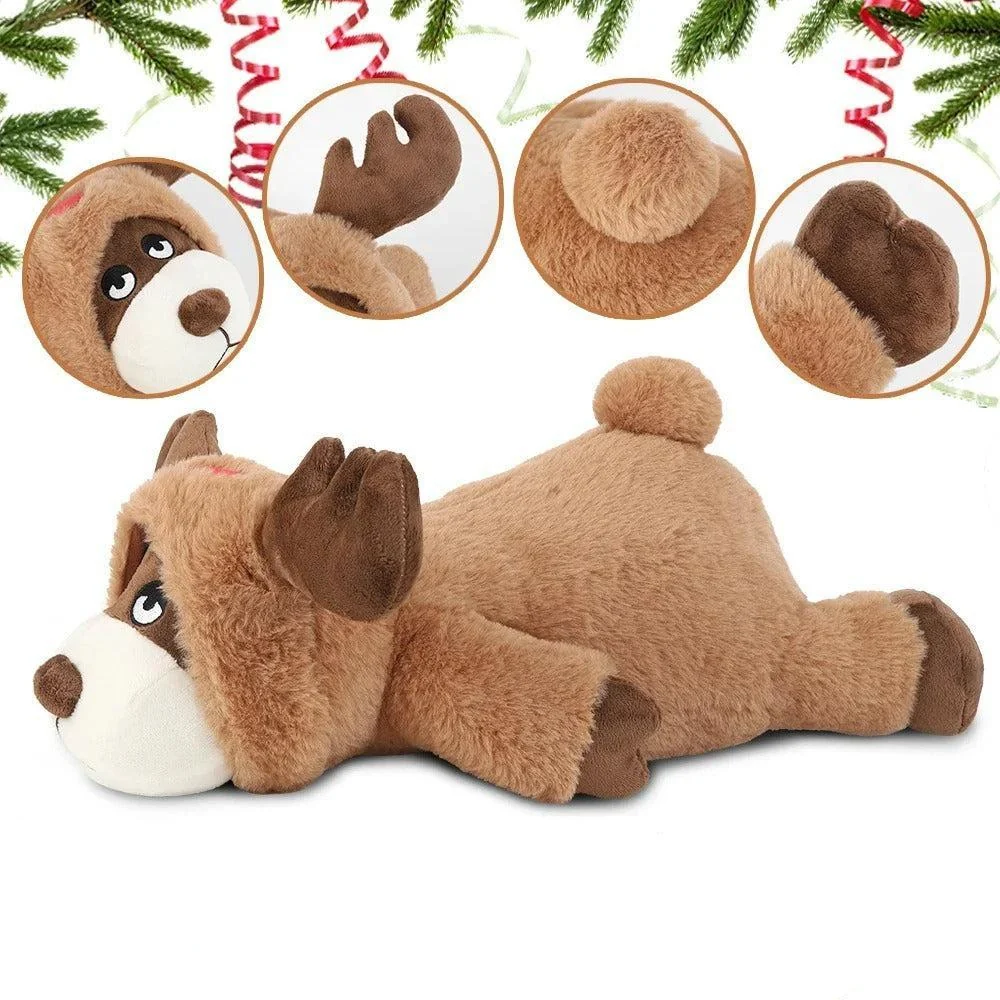 Heartbeat Plush Reindeer – Soft Calming Sleep Toy 4