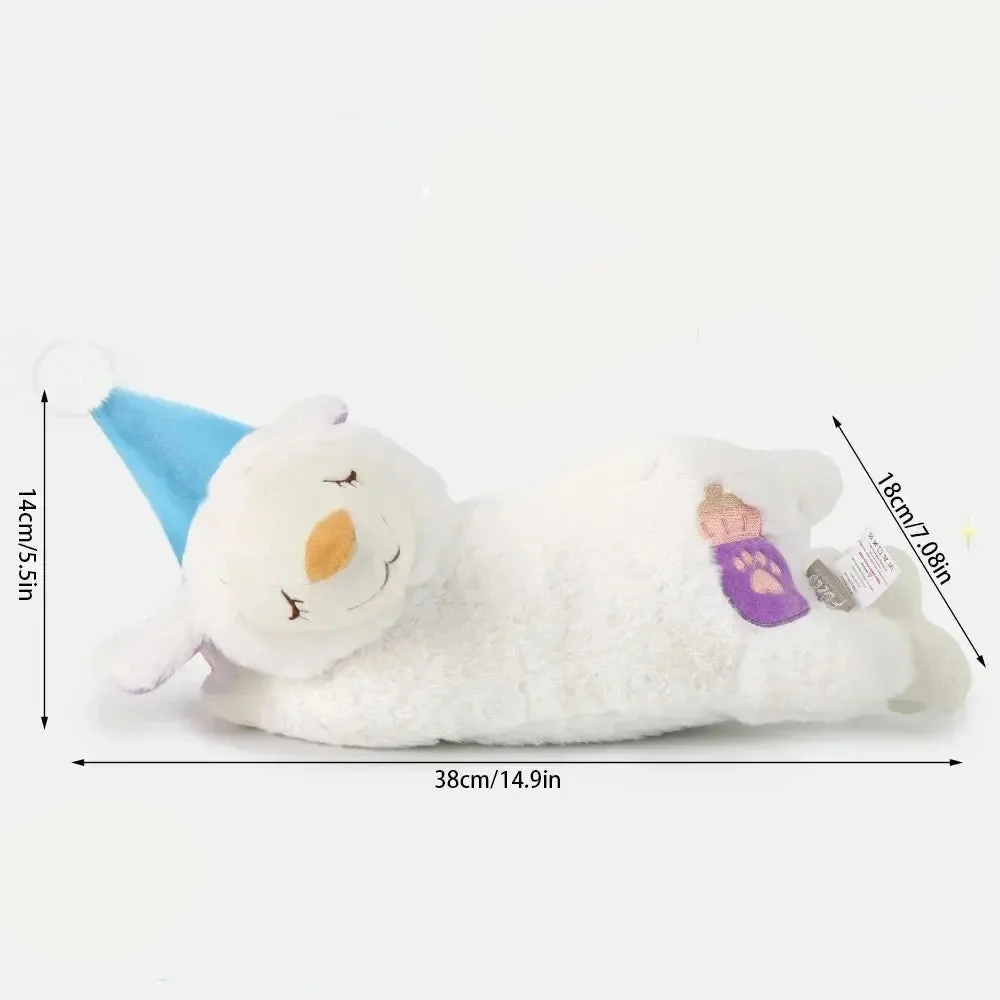 Heartbeat Plush Sheep – Soft Calming Sleep Toy 8