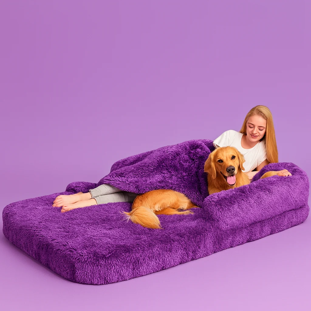Human dog bed