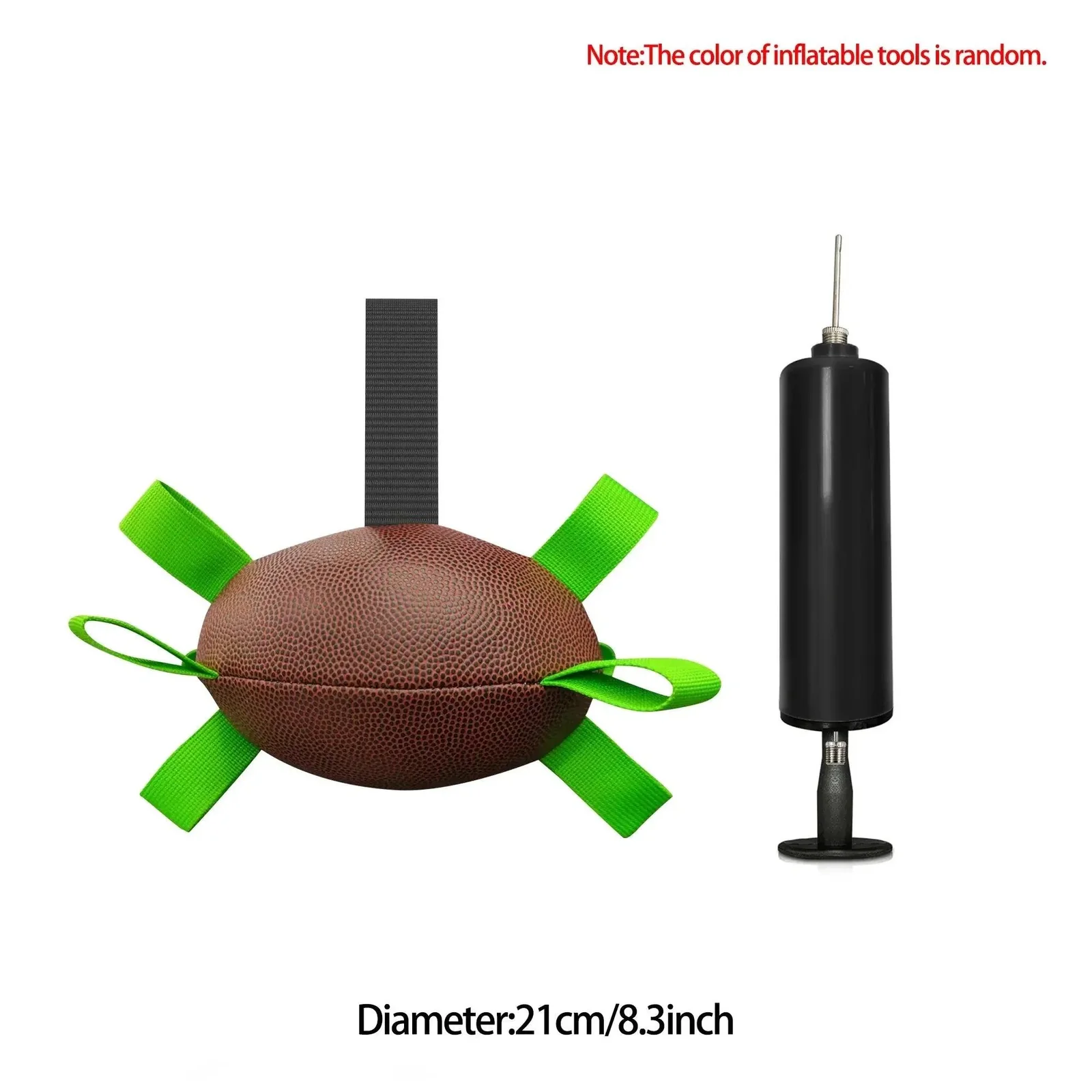 Interactive Dog Soccer Ball with Straps for Tug and Fetch