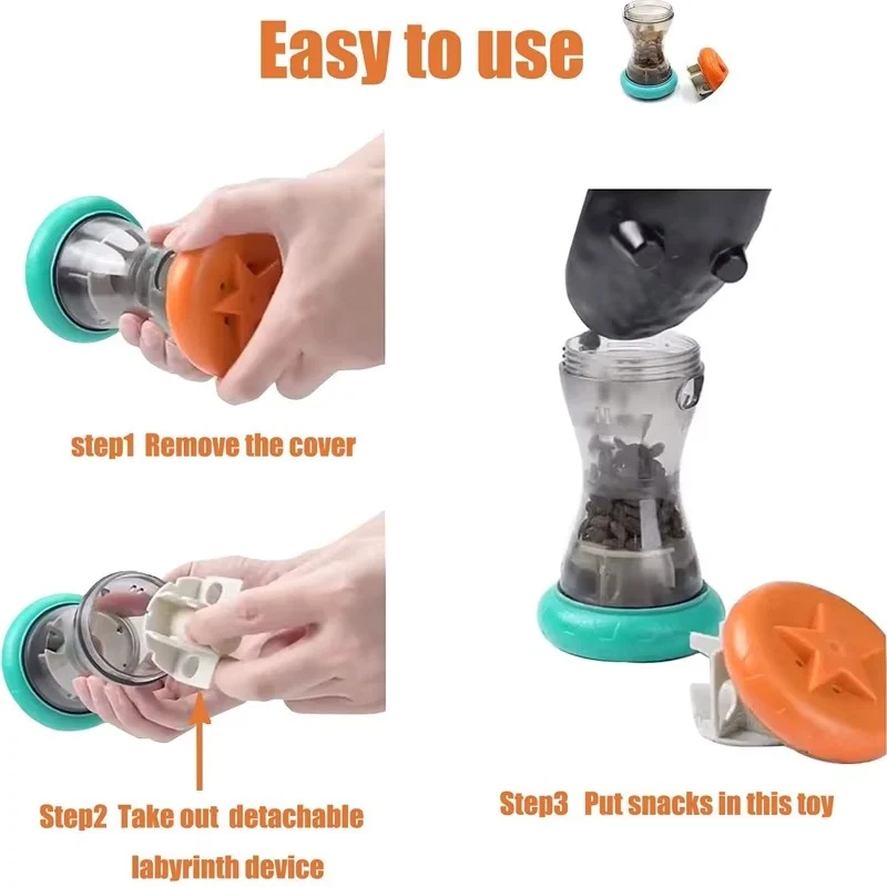 Interactive Dog Treat Dispenser Toy 7