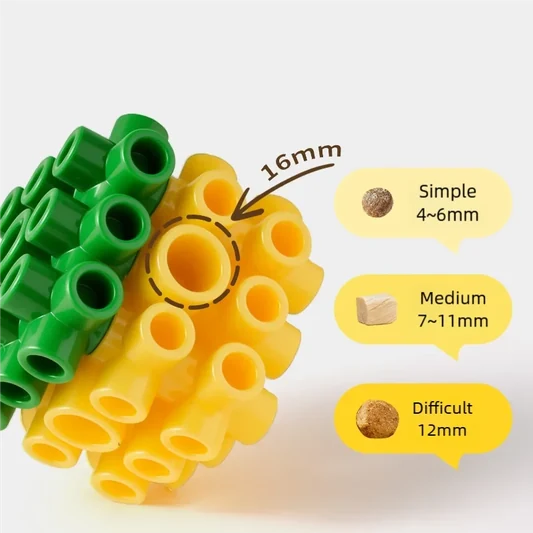 Interactive Puzzle Square Slow Feeder & Dental Chew alternate view