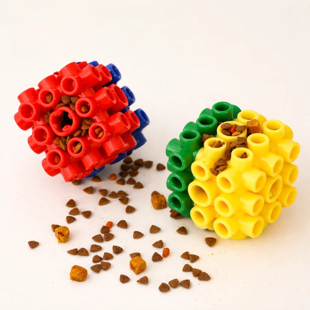Interactive Puzzle Square Slow Feeder & Dental Chew 4