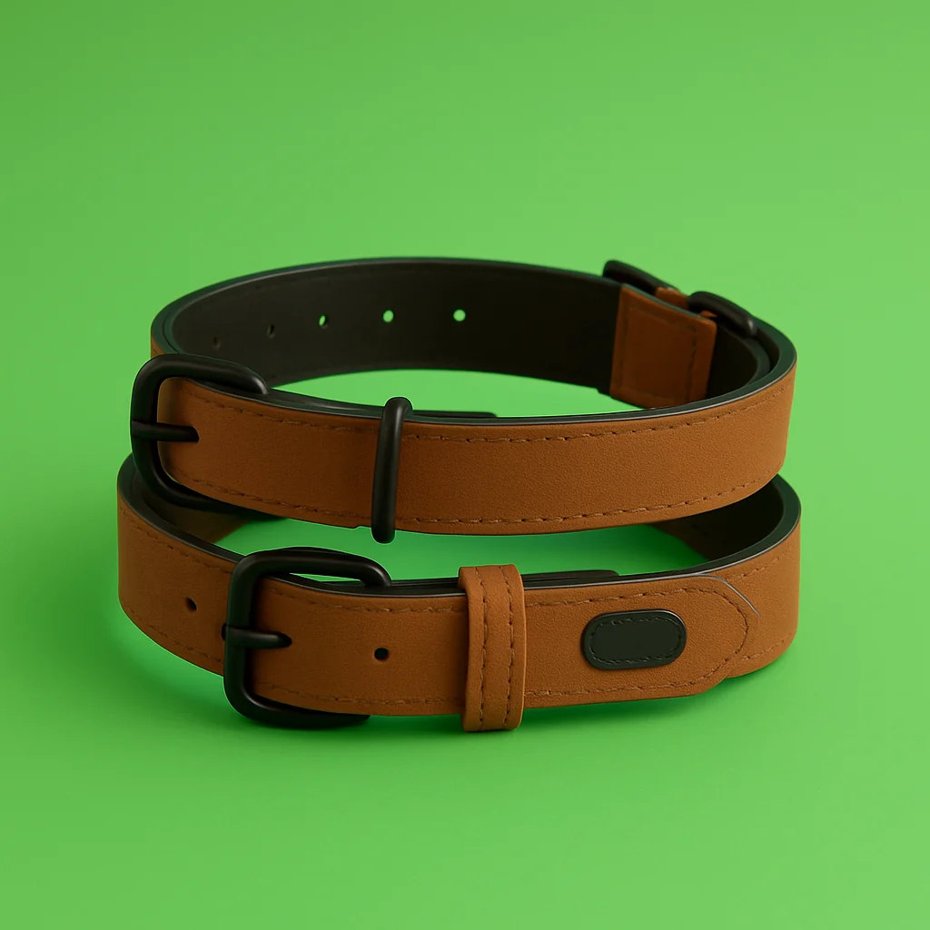 Leather dog collar