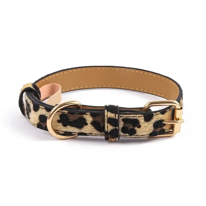 Leopard Printed Dog Collar