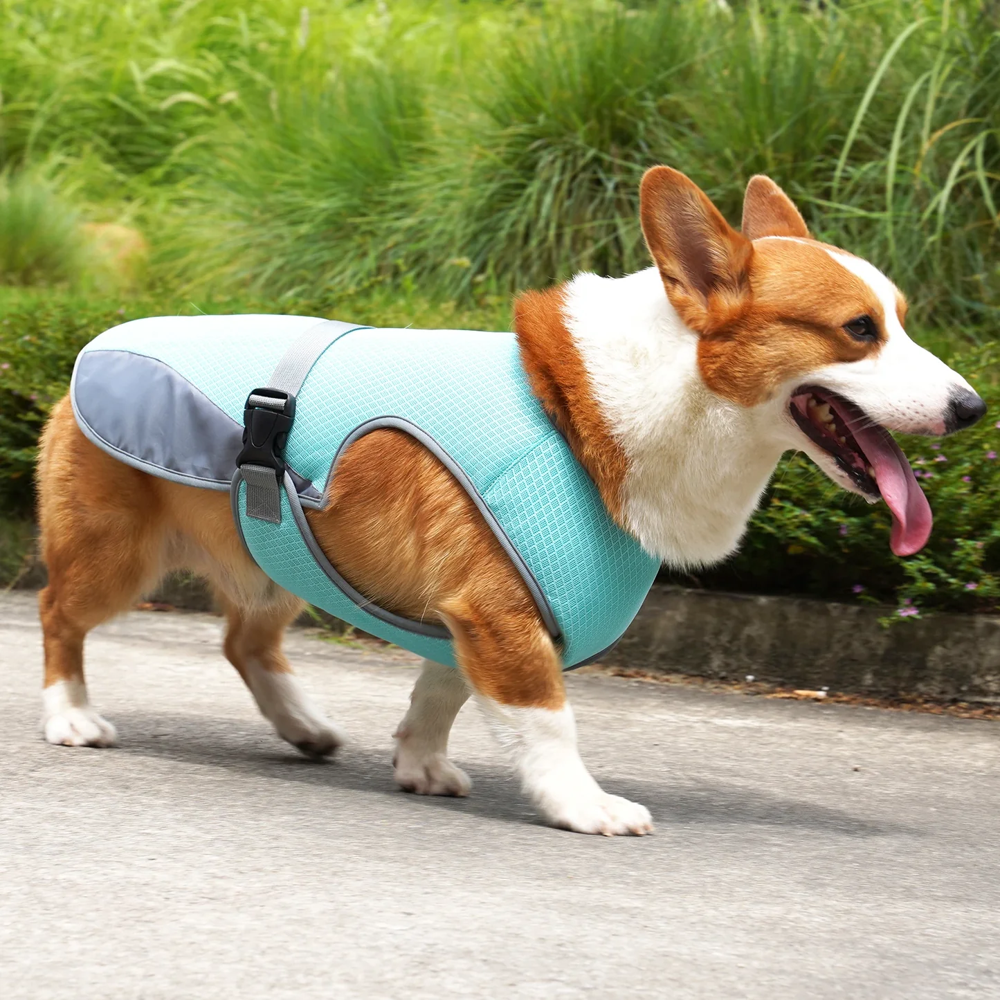 Lightweight Dog Cooling Vest with Reflective Strips