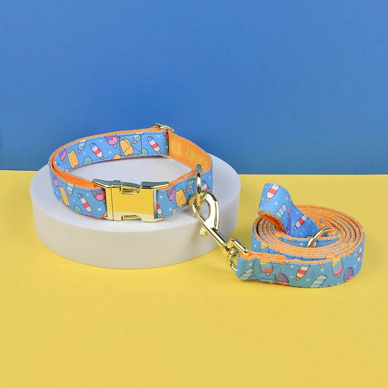 Luxury Adjustable Dog Collar & Leash Set 8