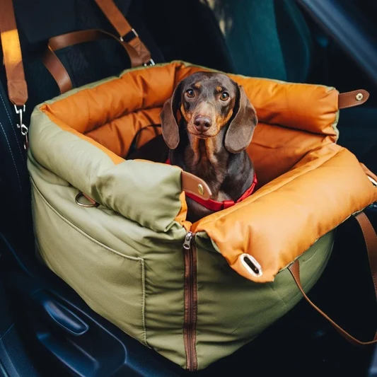 Luxury Dog Car Booster Seat & Bed | Urban Voyager alternate view