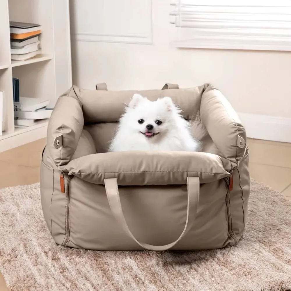 Luxury Dog Car Booster Seat & Bed | Urban Voyager 4