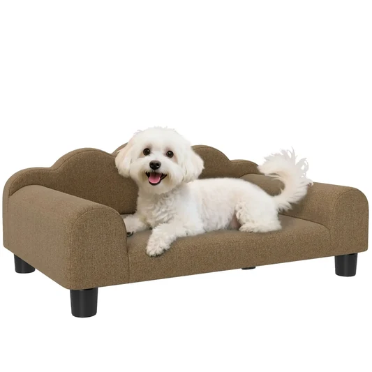 Luxury Small Dog Sofa Bed with Backrest and Washable Cushion alternate view