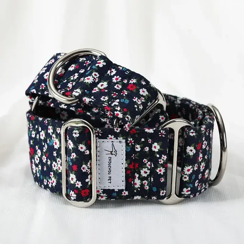 Martingale Dog Collar Cotton | Whippet & Iggy Wide Fit 13
