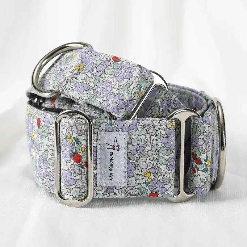 Martingale Dog Collar Cotton | Whippet & Iggy Wide Fit 9