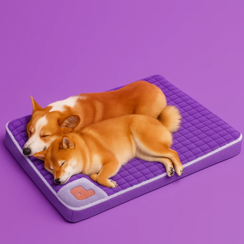 Memory foam dog bed