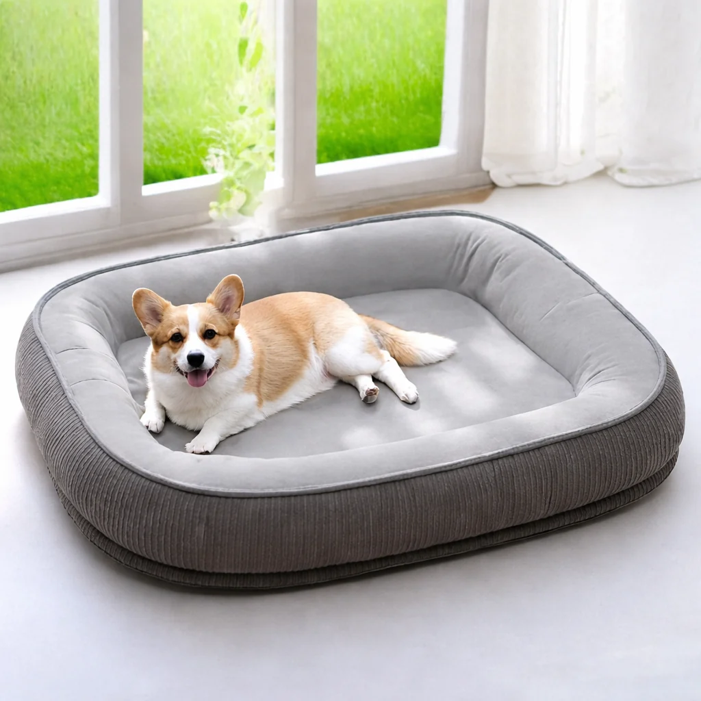 Memory Foam Dog Bed | Durable Scratch-Resistant 6