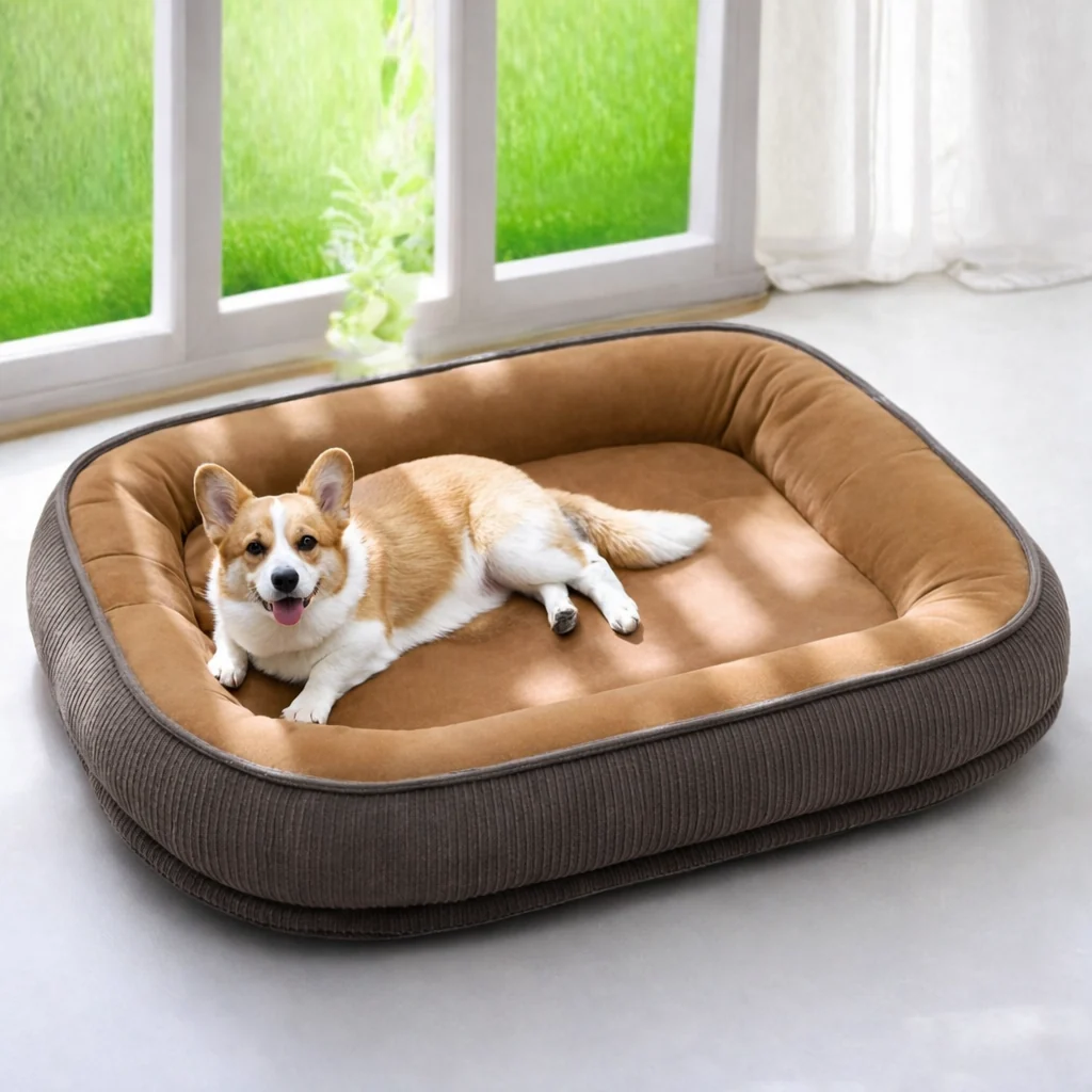 Memory Foam Dog Bed | Durable Scratch-Resistant 7