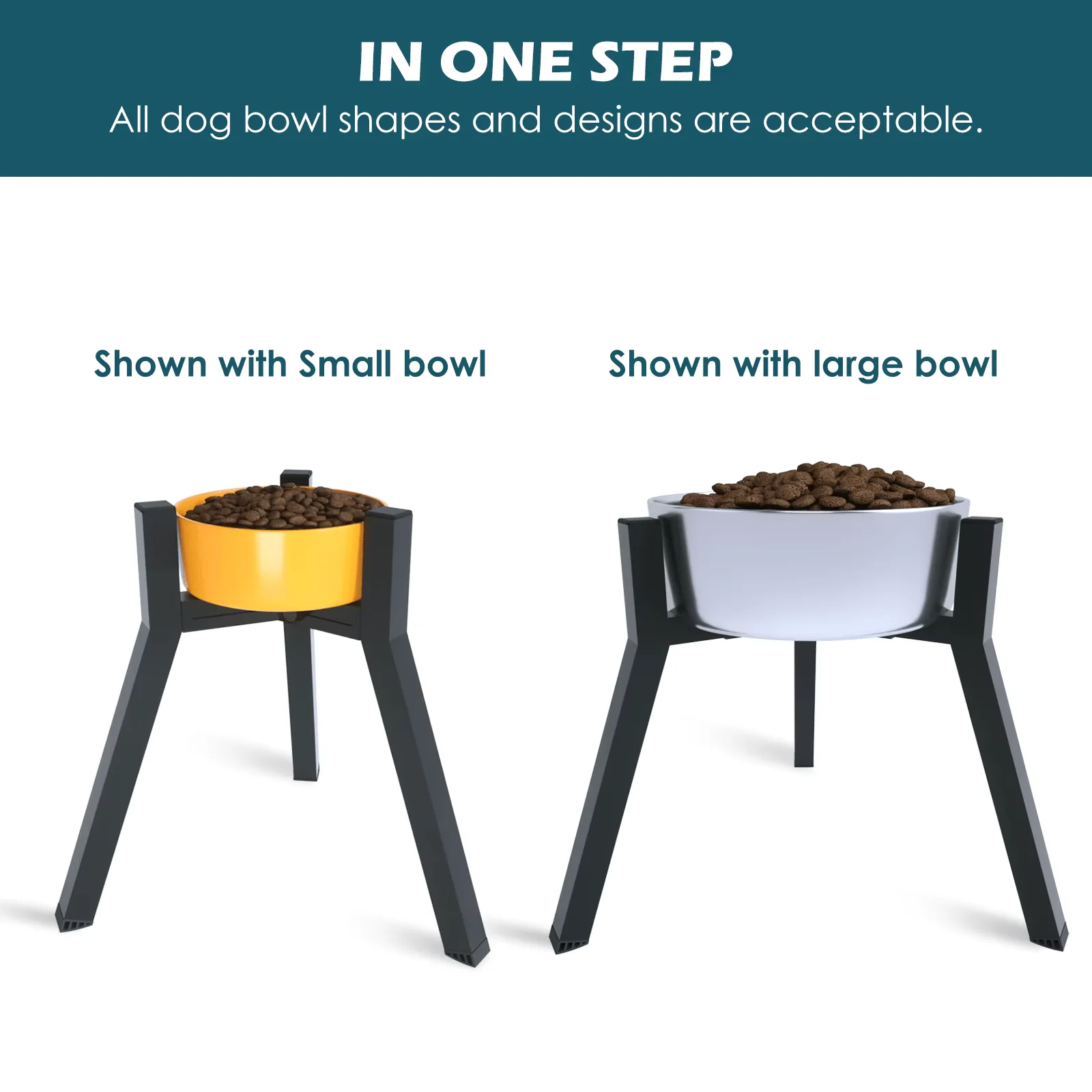 Metal Elevated Dog Bowl Stand for Large Dogs 2