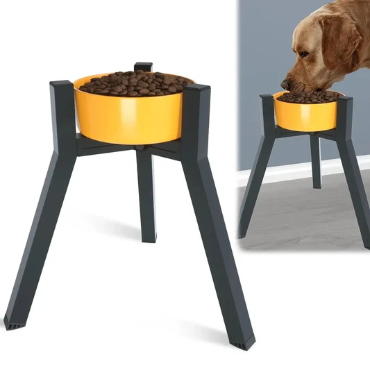 Metal Elevated Dog Bowl Stand for Large Dogs