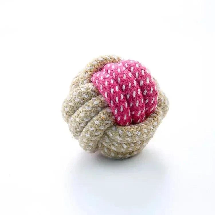 Mini Cotton Bite-resistant Rope Chew Toy for Dogs 12