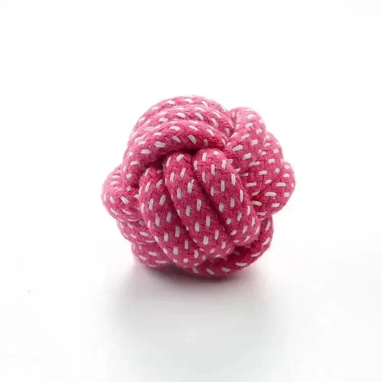 Mini Cotton Bite-resistant Rope Chew Toy for Dogs 14