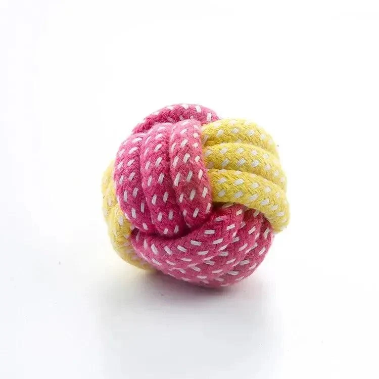 Mini Cotton Bite-resistant Rope Chew Toy for Dogs 16