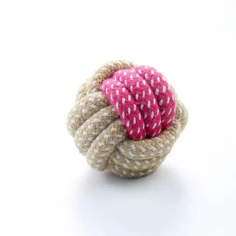 Mini Cotton Bite-resistant Rope Chew Toy for Dogs 6