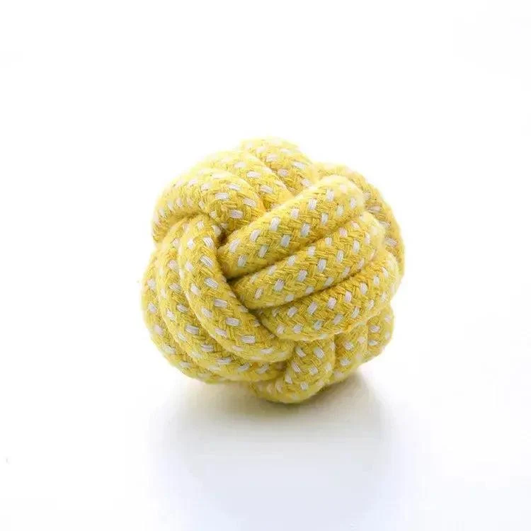 Mini Cotton Bite-resistant Rope Chew Toy for Dogs 7