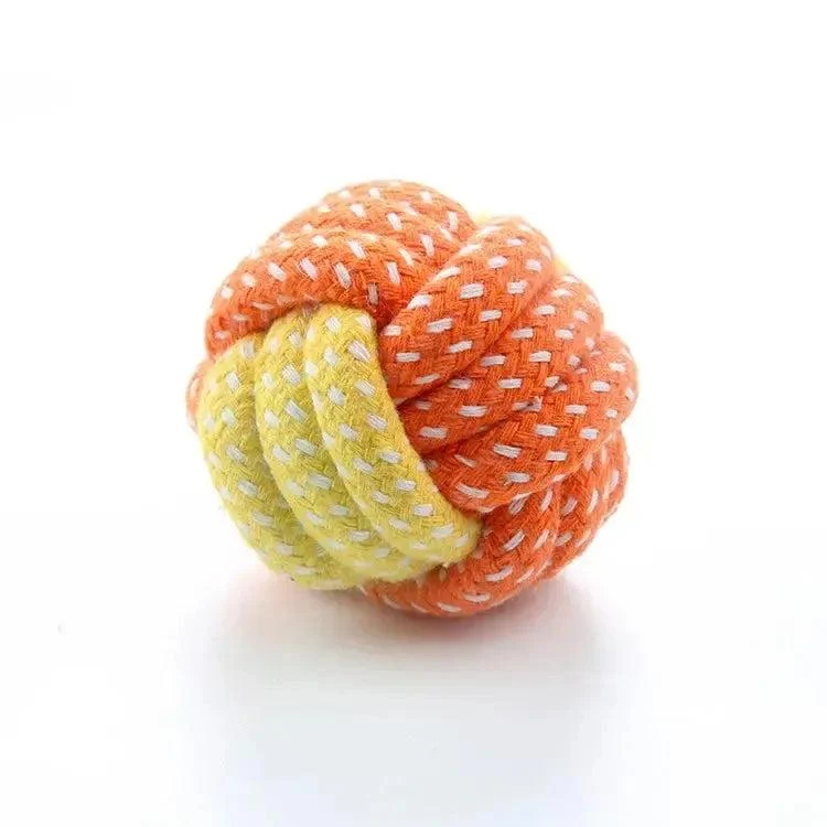 Mini Cotton Bite-resistant Rope Chew Toy for Dogs 8