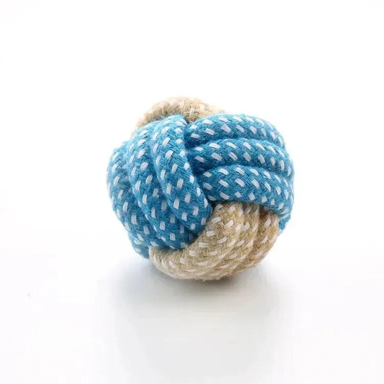 Mini Cotton Bite-resistant Rope Chew Toy for Dogs 9