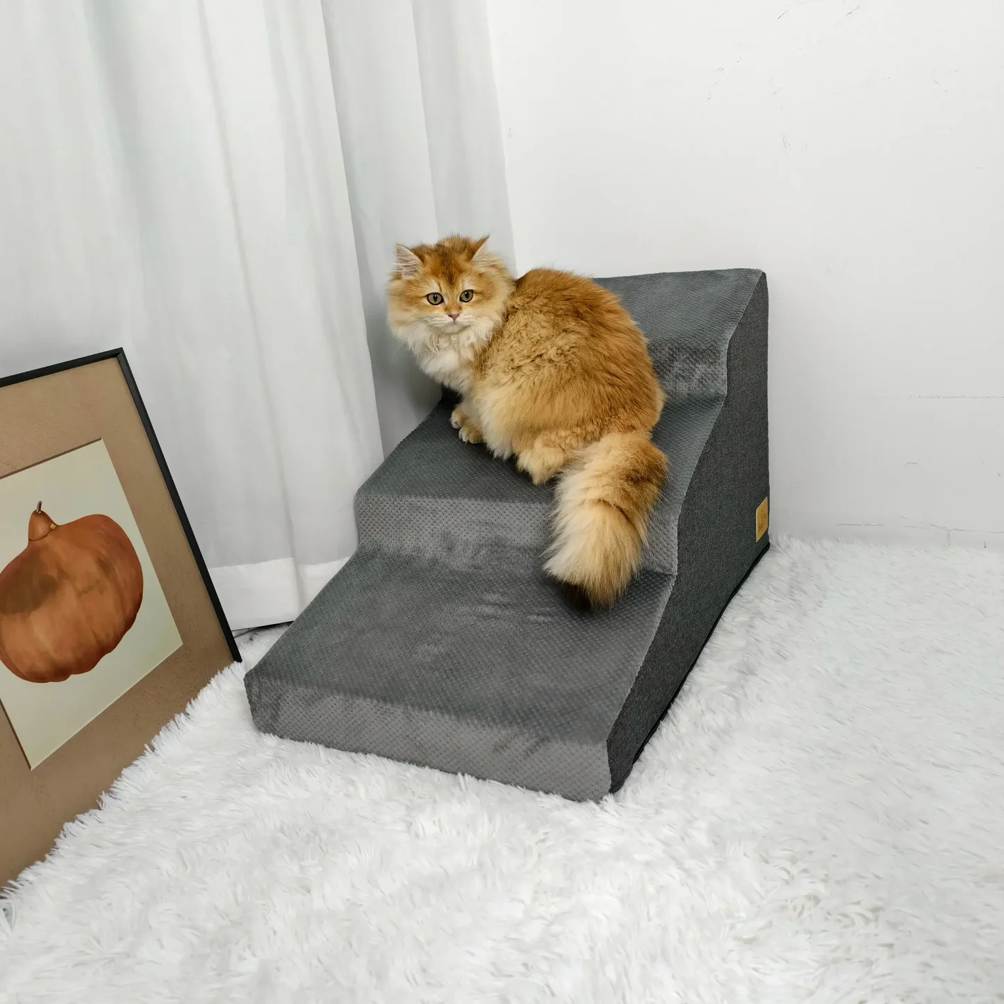 Non-Slip Foam Dog Stairs for Sofa & Bed