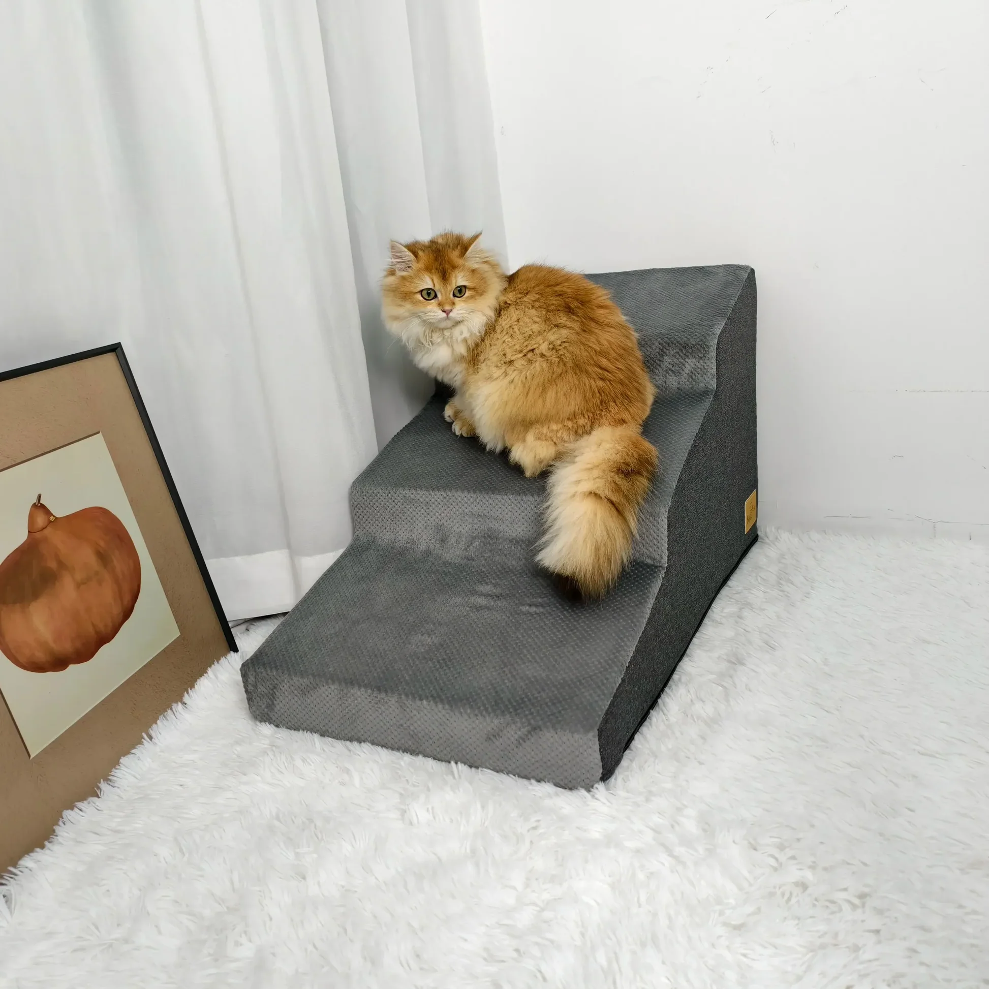 Non-Slip Foam Dog Stairs for Sofa & Bed 5