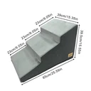 Non-Slip Foam Dog Stairs for Sofa & Bed