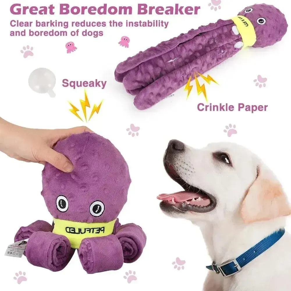 Octopus Snuffle Toy for Dogs – Interactive Puzzle & Slow Feeder 5