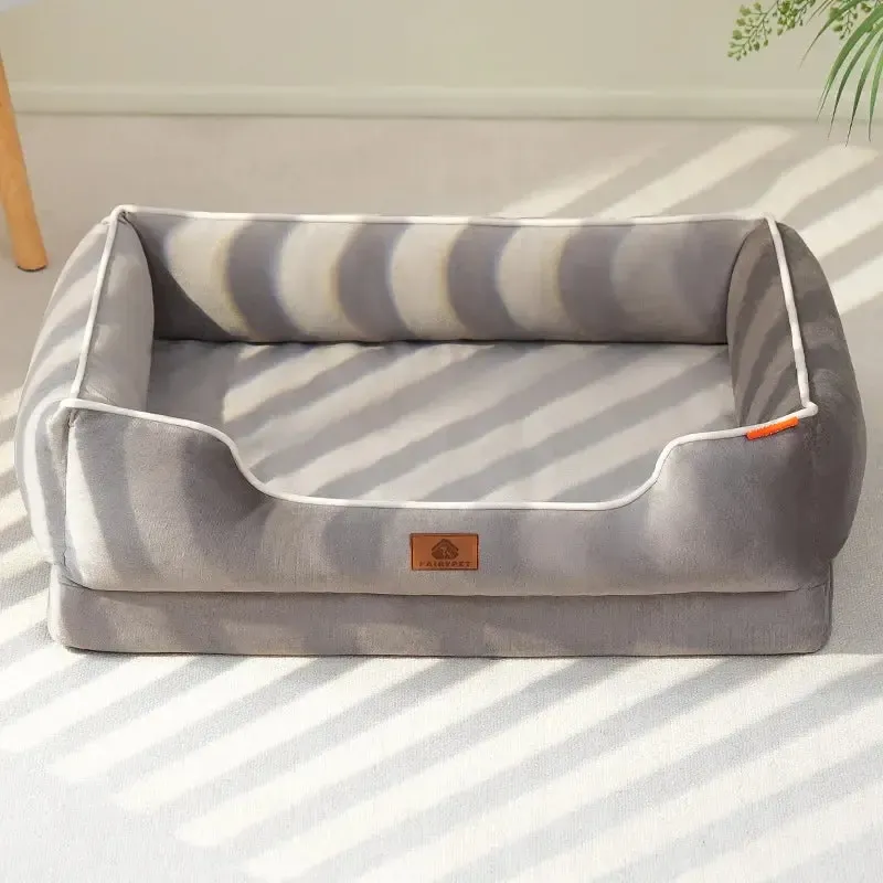 Orthopedic Dog Sofa Bed With Removable Cushion 9